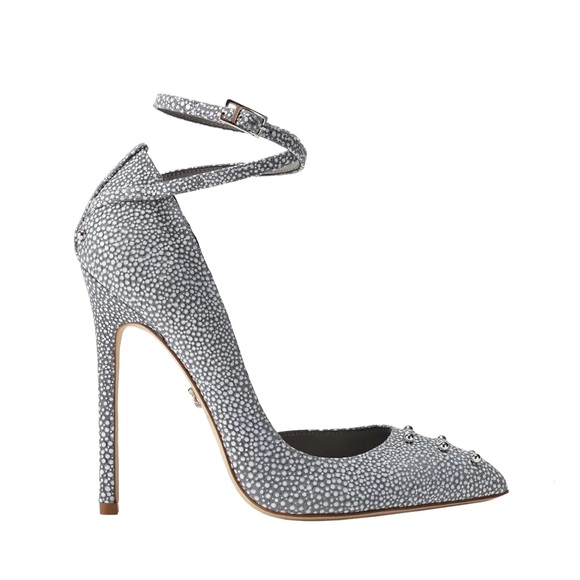 Monika Chiang Stasia Cloud Embossed Leather Pumps - Picture 2 of 5